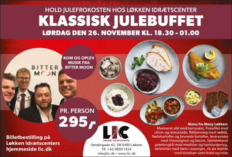 Årets julefrokost hos Løkken Idrætscenter