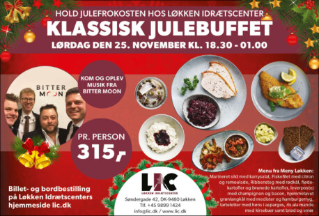 Årets julefrokost hos Løkken Idrætscenter